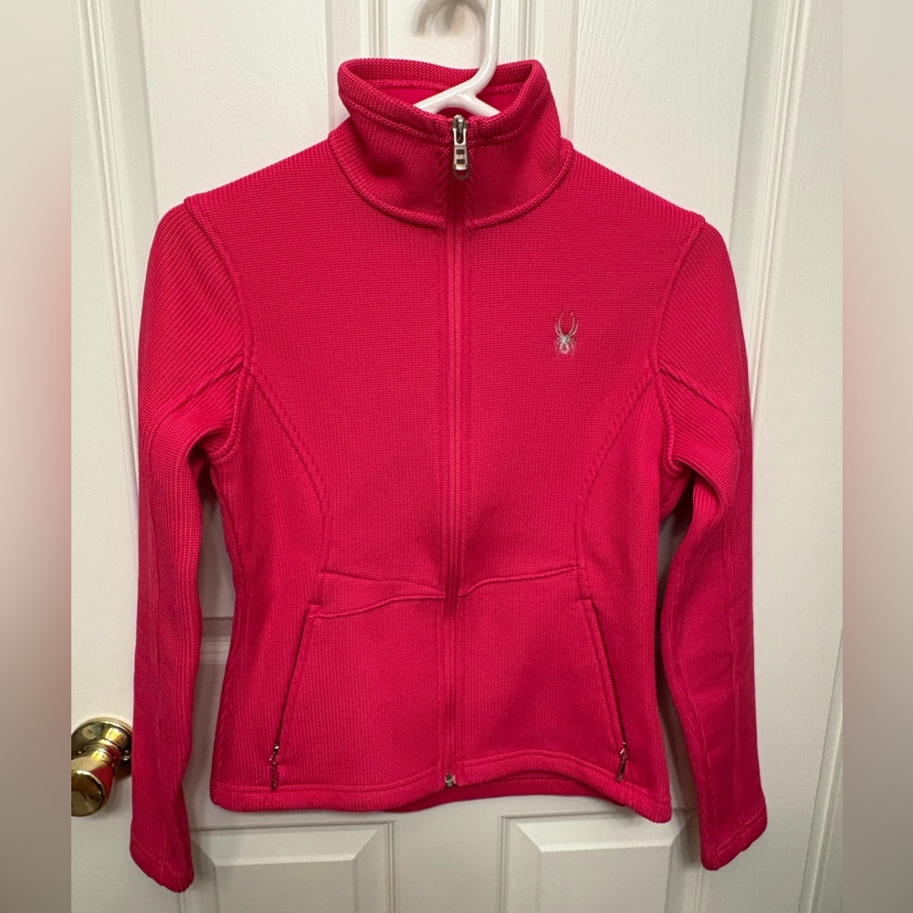 Spyder Core Sweater in Vibrant Pink